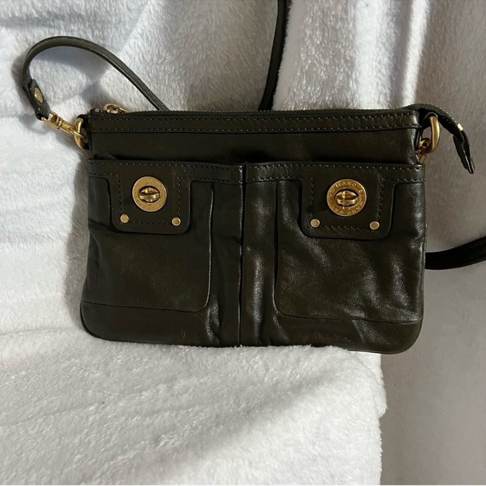 Vintage Marc by Marc Jacobs Leather Totally Turnlock Percy Crossbody Bag